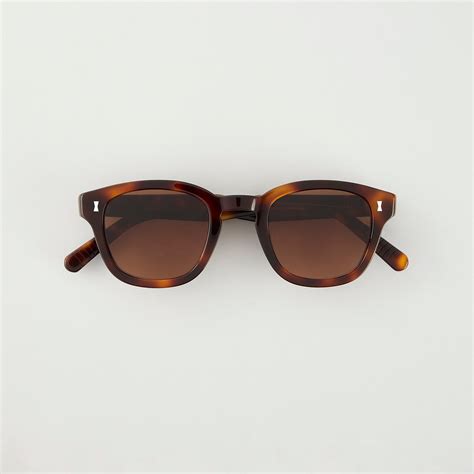 Carnegie: Rounded square acetate sunglasses .